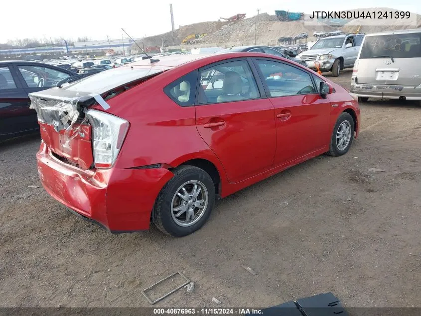 2010 Toyota Prius Ii VIN: JTDKN3DU4A1241399 Lot: 40876963