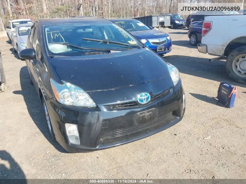 2010 Toyota Prius Ii VIN: JTDKN3DU2A0096899 Lot: 40886330