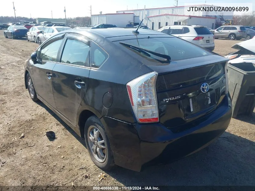 2010 Toyota Prius Ii VIN: JTDKN3DU2A0096899 Lot: 40886330