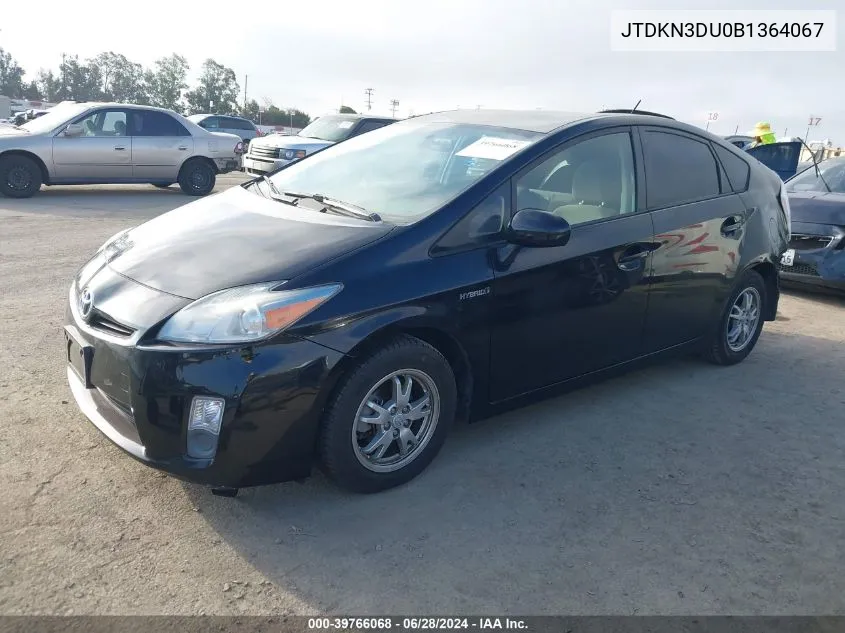 JTDKN3DU0B1364067 2011 Toyota Prius Two