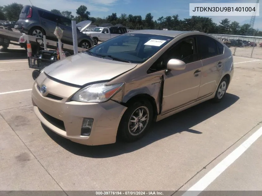 2011 Toyota Prius Three VIN: JTDKN3DU9B1401004 Lot: 39776194