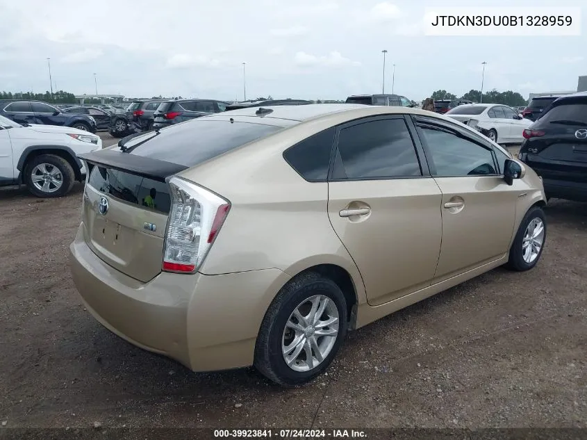 JTDKN3DU0B1328959 2011 Toyota Prius Three