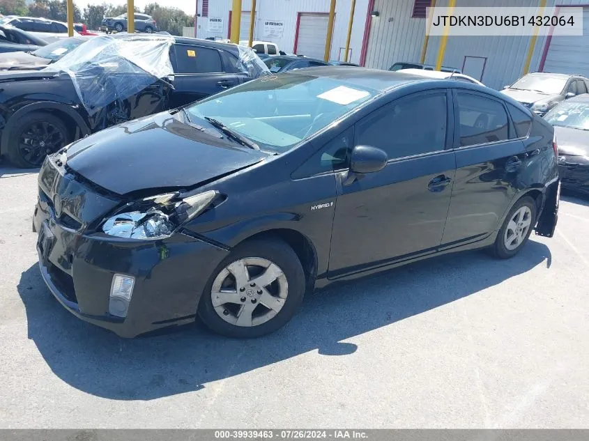 2011 Toyota Prius VIN: JTDKN3DU6B1432064 Lot: 39939463