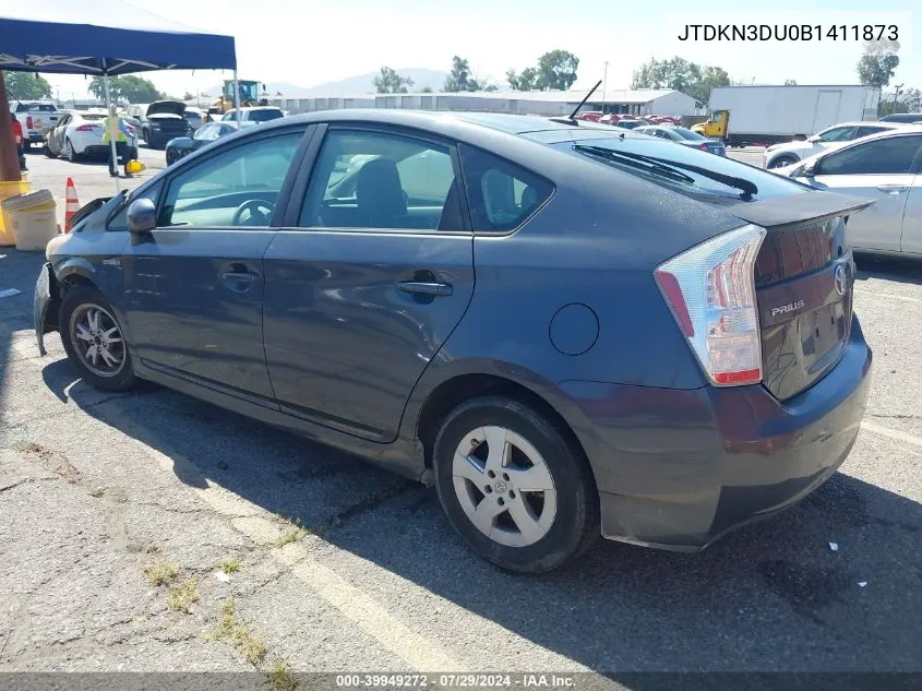 2011 Toyota Prius Five/Four/One/Three/Two VIN: JTDKN3DU0B1411873 Lot: 39949272