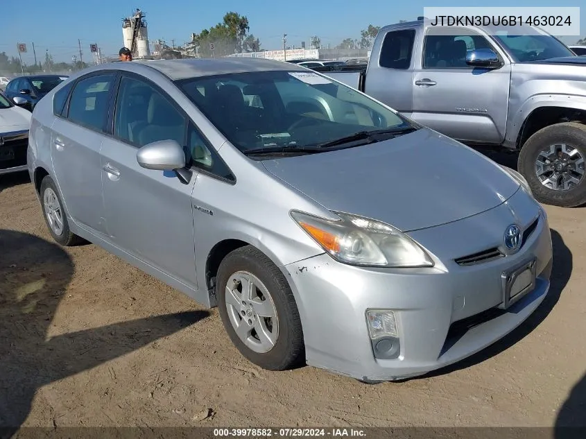 JTDKN3DU6B1463024 2011 Toyota Prius Two