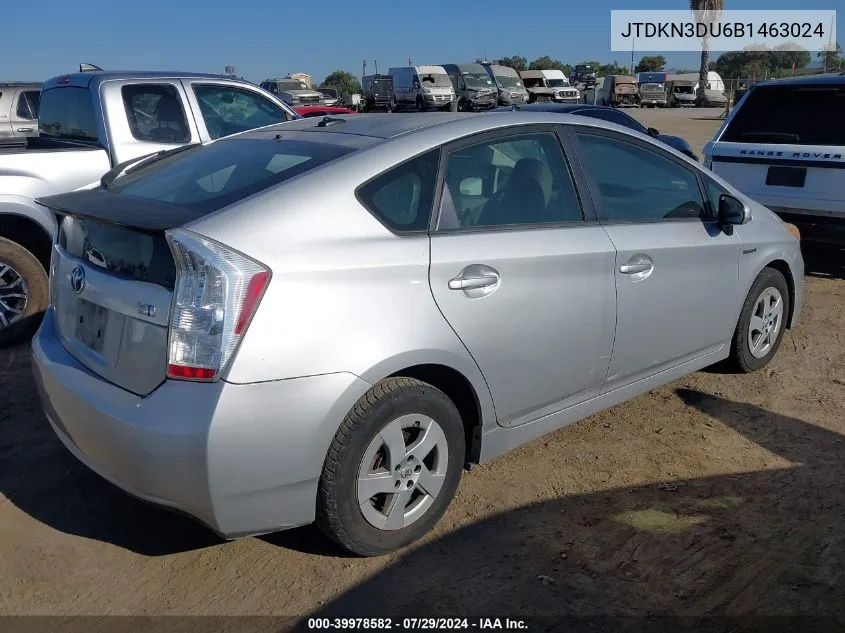 JTDKN3DU6B1463024 2011 Toyota Prius Two