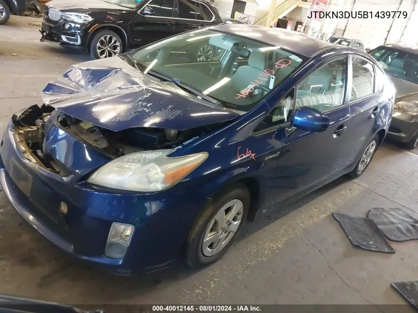 JTDKN3DU5B1439779 2011 Toyota Prius Two