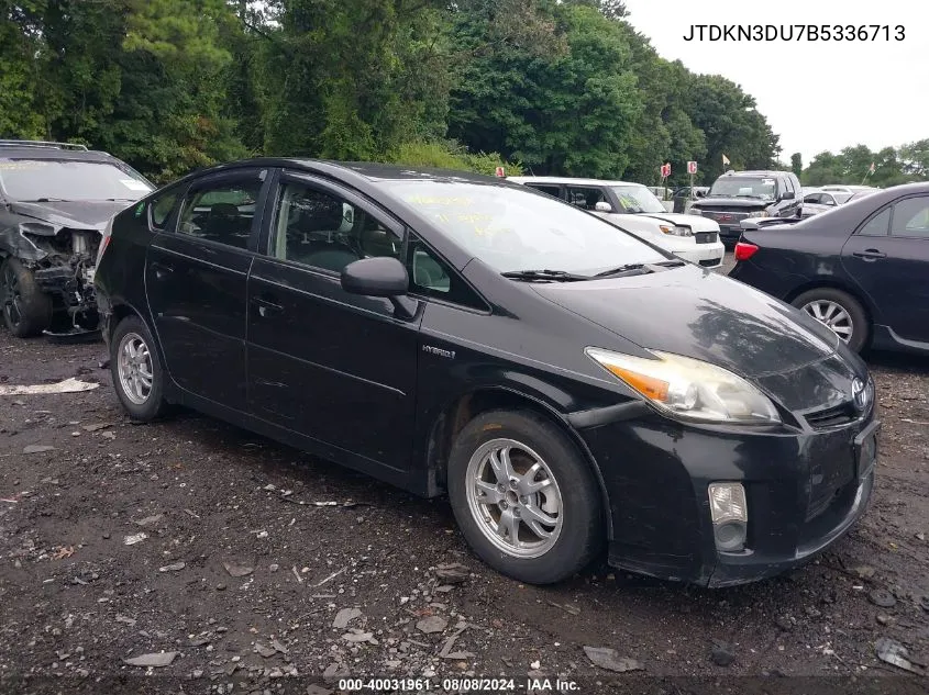 JTDKN3DU7B5336713 2011 Toyota Prius Two