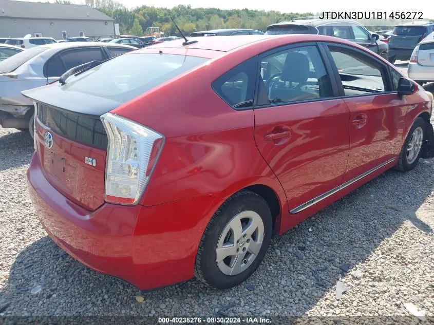 2011 Toyota Prius Two VIN: JTDKN3DU1B1456272 Lot: 40238276