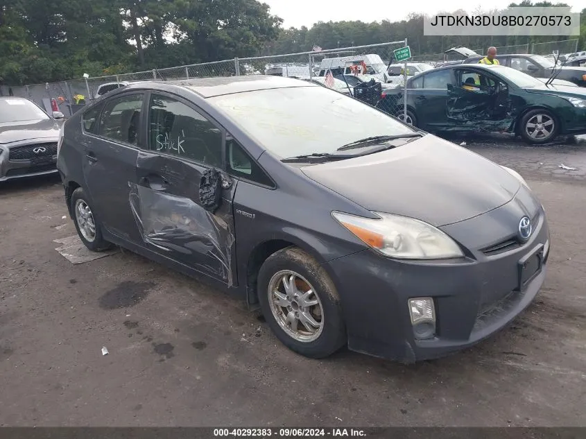 2011 Toyota Prius VIN: JTDKN3DU8B0270573 Lot: 40292383