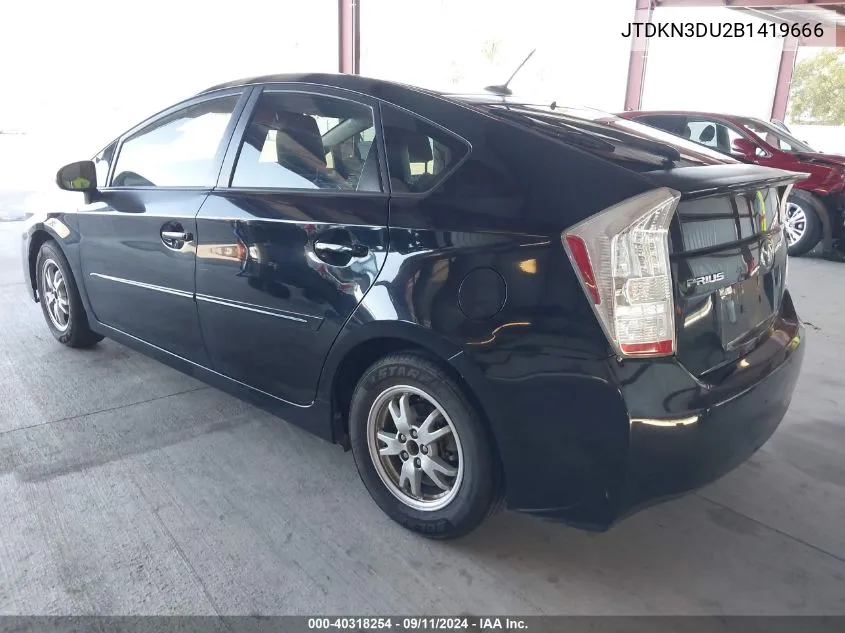 JTDKN3DU2B1419666 2011 Toyota Prius Two