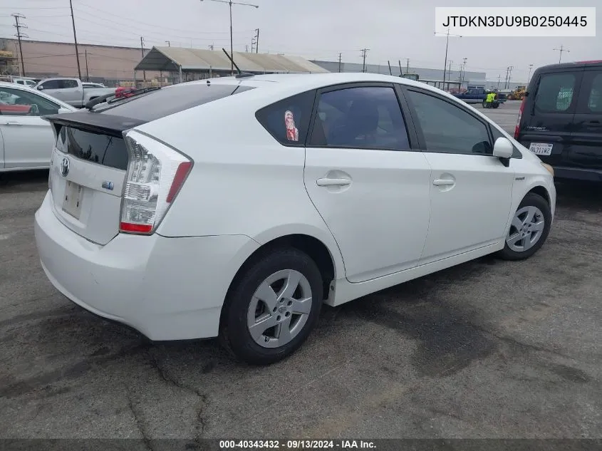 JTDKN3DU9B0250445 2011 Toyota Prius