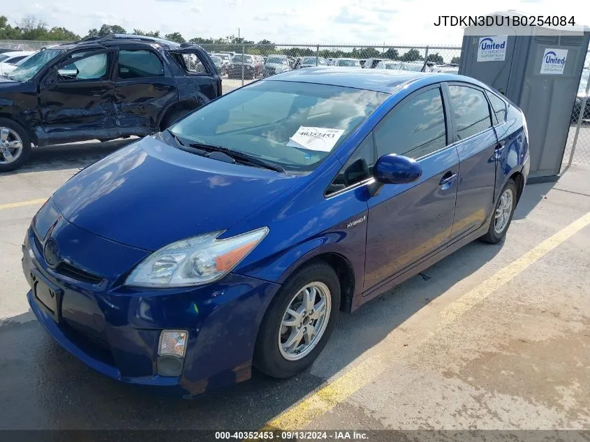 JTDKN3DU1B0254084 2011 Toyota Prius Two