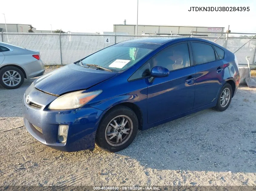 2011 Toyota Prius Two VIN: JTDKN3DU3B0284395 Lot: 40368830