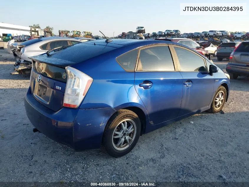 2011 Toyota Prius Two VIN: JTDKN3DU3B0284395 Lot: 40368830