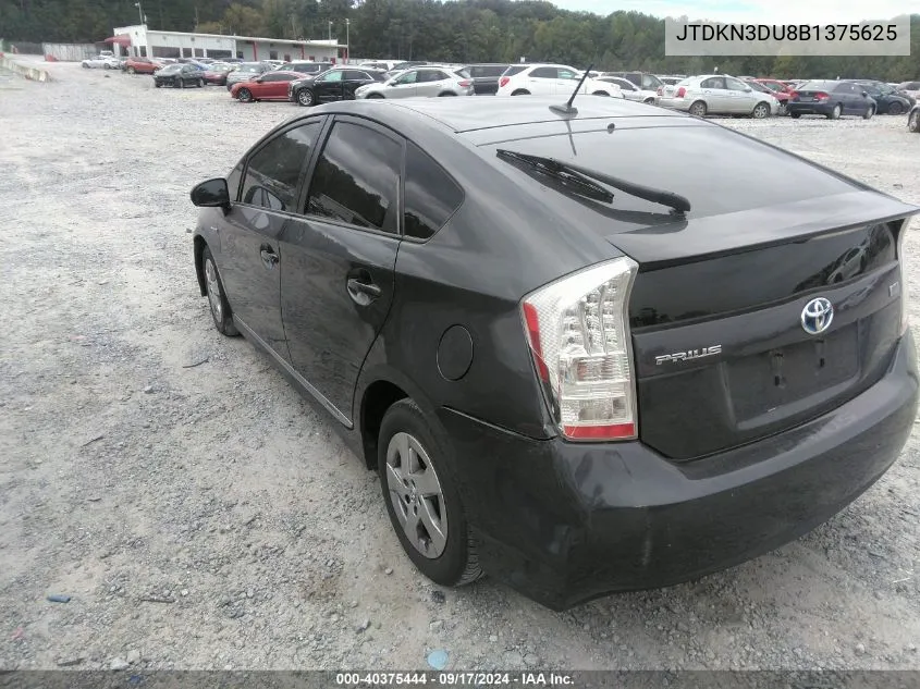 JTDKN3DU8B1375625 2011 Toyota Prius Two