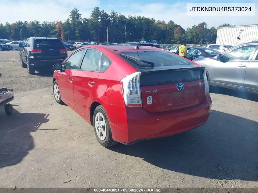 JTDKN3DU4B5373024 2011 Toyota Prius Two