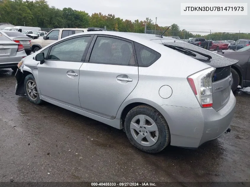 2011 Toyota Prius Two VIN: JTDKN3DU7B1471973 Lot: 40455333