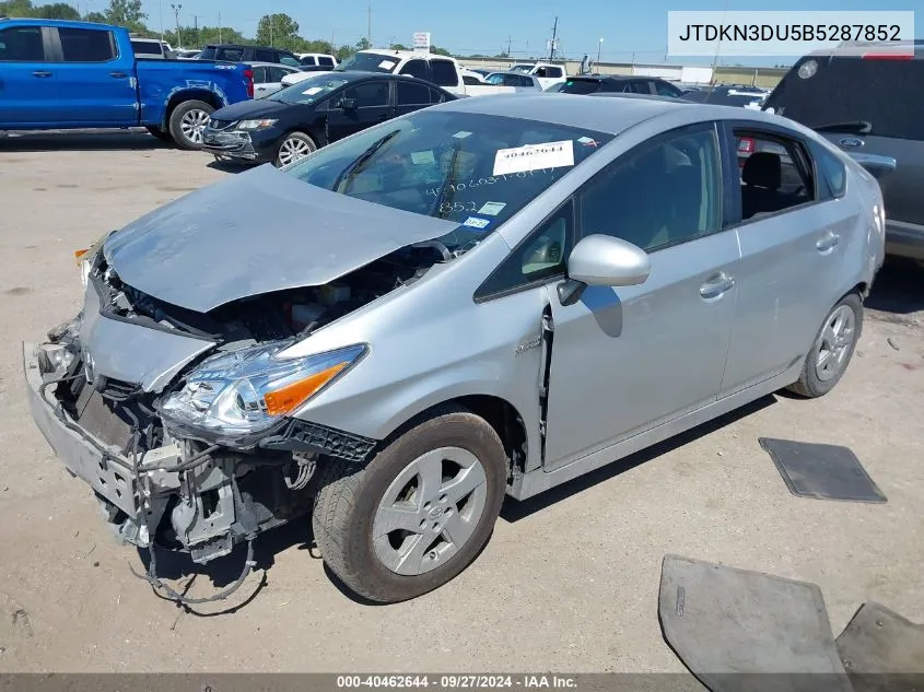 JTDKN3DU5B5287852 2011 Toyota Prius Two