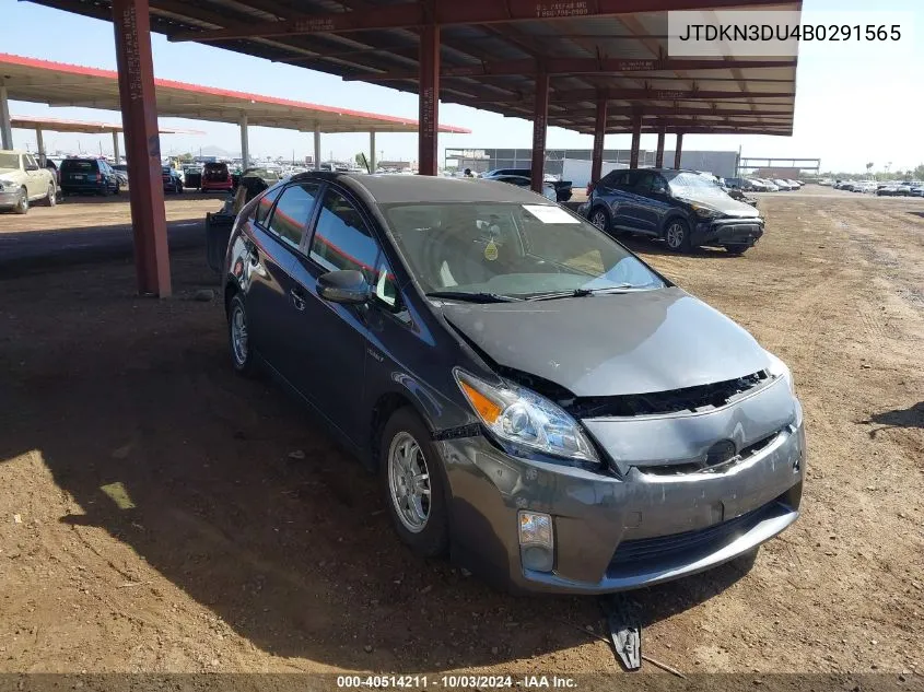 2011 Toyota Prius Two VIN: JTDKN3DU4B0291565 Lot: 40514211