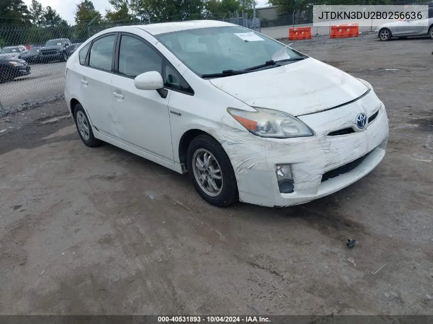 2011 Toyota Prius Two VIN: JTDKN3DU2B0256636 Lot: 40531893