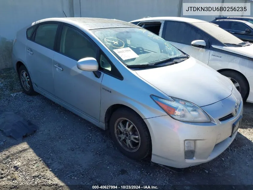 2011 Toyota Prius Three VIN: JTDKN3DU6B0256235 Lot: 40627994