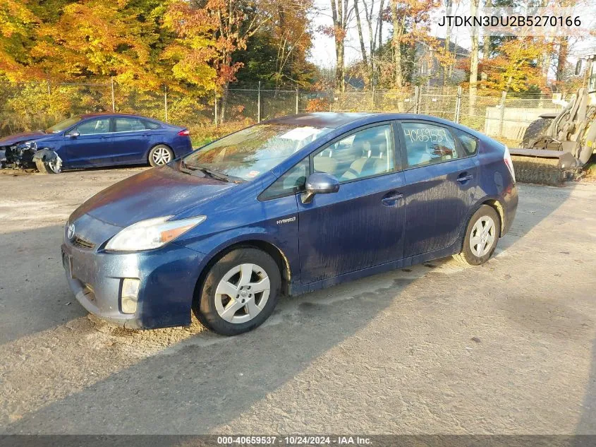 2011 Toyota Prius Two VIN: JTDKN3DU2B5270166 Lot: 40659537