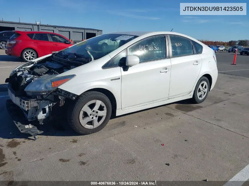 JTDKN3DU9B1423505 2011 Toyota Prius Two