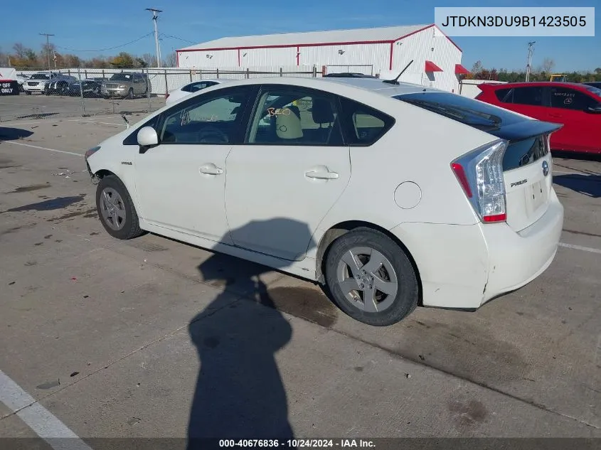 2011 Toyota Prius Two VIN: JTDKN3DU9B1423505 Lot: 40676836