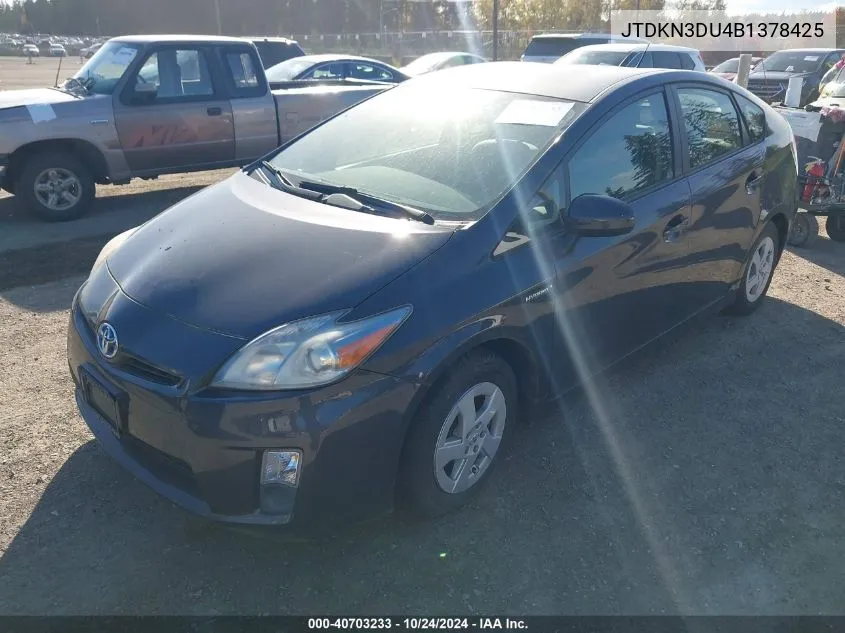 JTDKN3DU4B1378425 2011 Toyota Prius Two