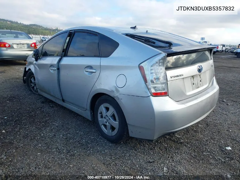 2011 Toyota Prius Two VIN: JTDKN3DUXB5357832 Lot: 40718977