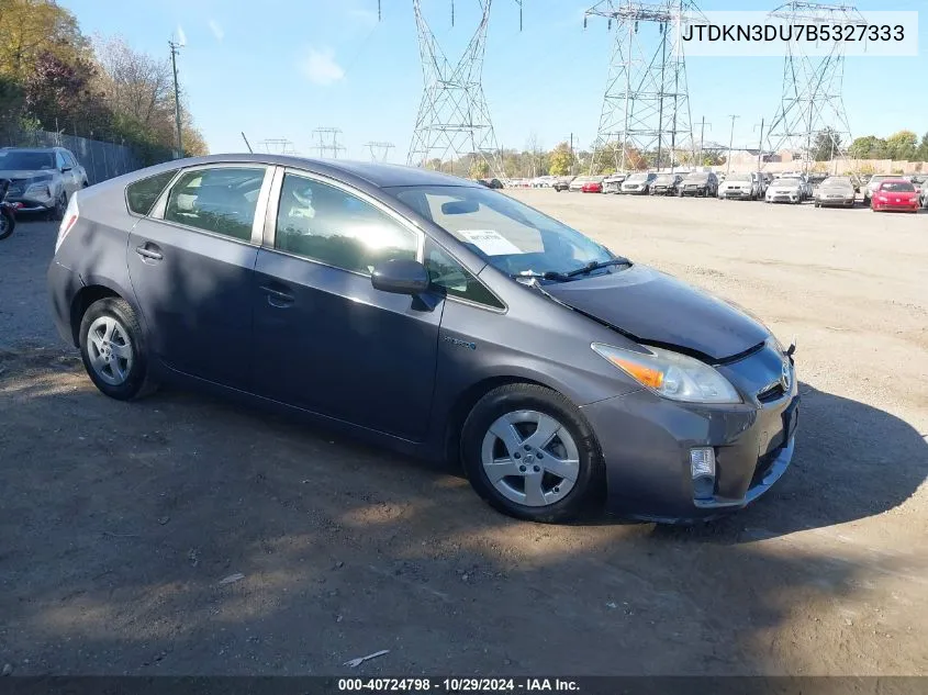 2011 Toyota Prius Three VIN: JTDKN3DU7B5327333 Lot: 40724798