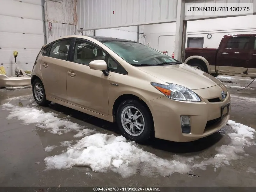 JTDKN3DU7B1430775 2011 Toyota Prius