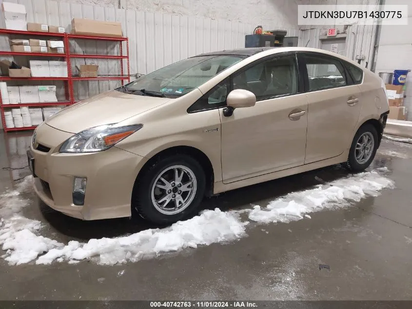 2011 Toyota Prius VIN: JTDKN3DU7B1430775 Lot: 40742763