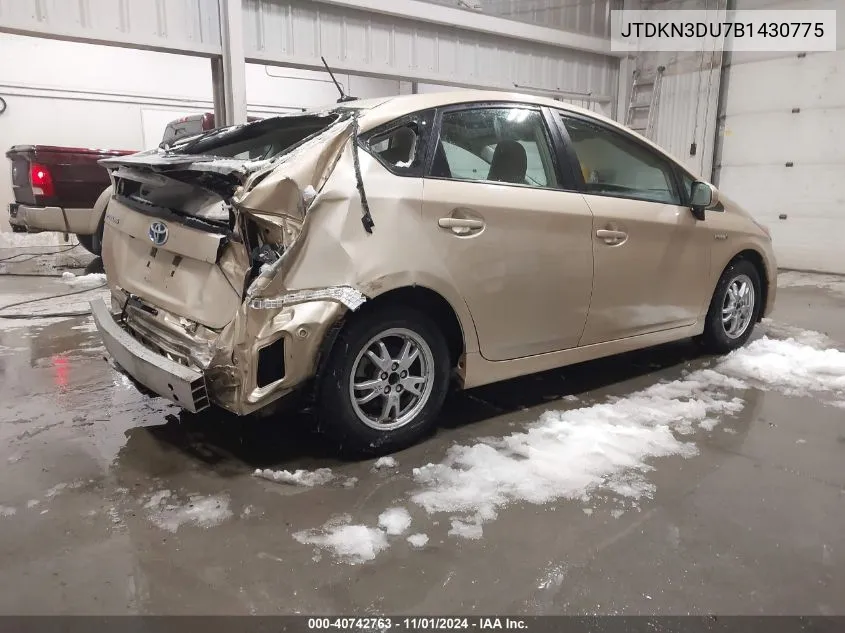 JTDKN3DU7B1430775 2011 Toyota Prius