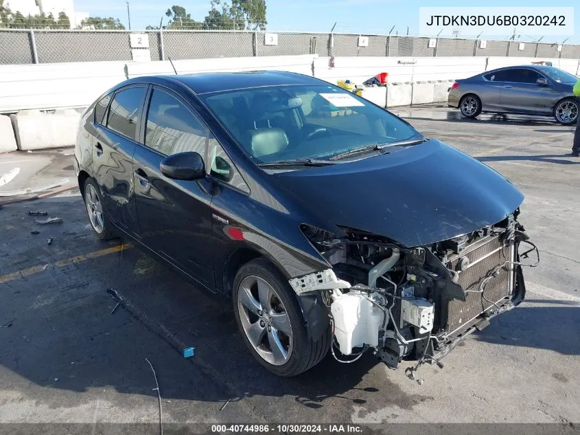 JTDKN3DU6B0320242 2011 Toyota Prius Five