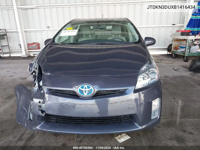 2011 Toyota Prius Four VIN: JTDKN3DUXB1416434 Lot: 40785360