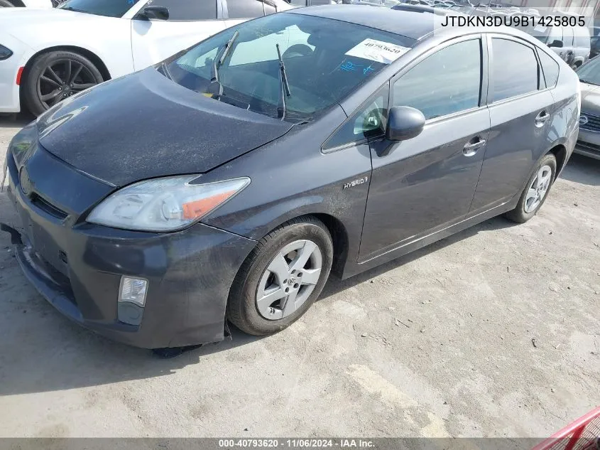 2011 Toyota Prius Three VIN: JTDKN3DU9B1425805 Lot: 40793620