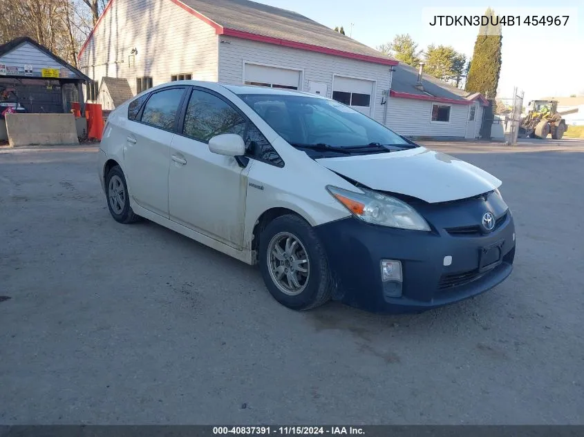 2011 Toyota Prius Two VIN: JTDKN3DU4B1454967 Lot: 40837391