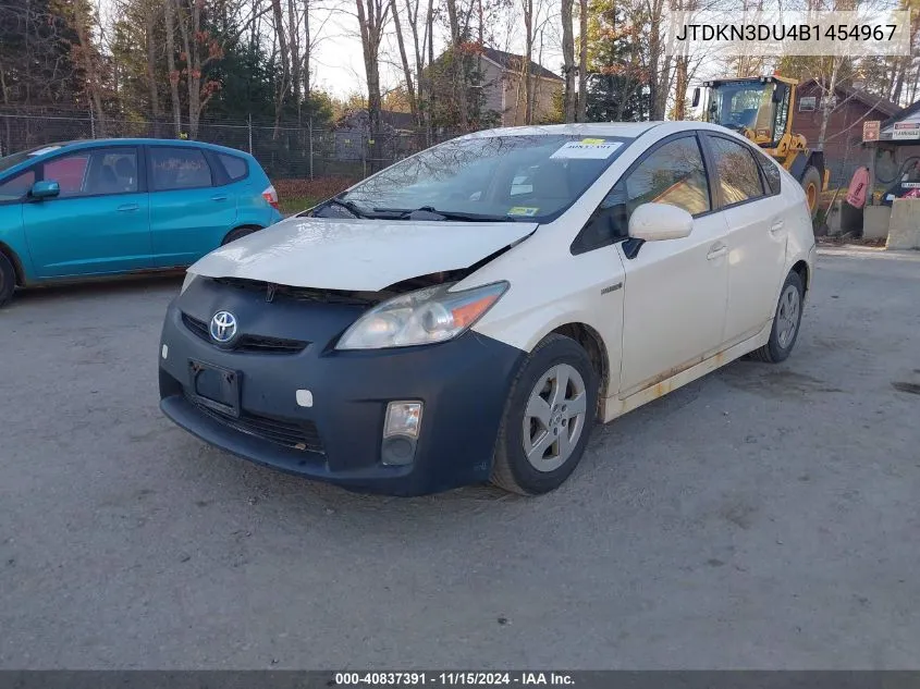 2011 Toyota Prius Two VIN: JTDKN3DU4B1454967 Lot: 40837391