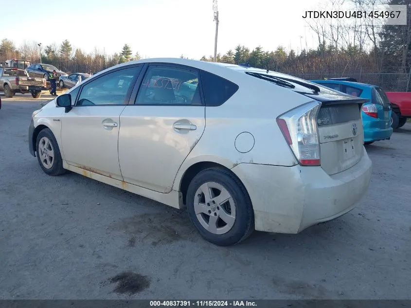 2011 Toyota Prius Two VIN: JTDKN3DU4B1454967 Lot: 40837391