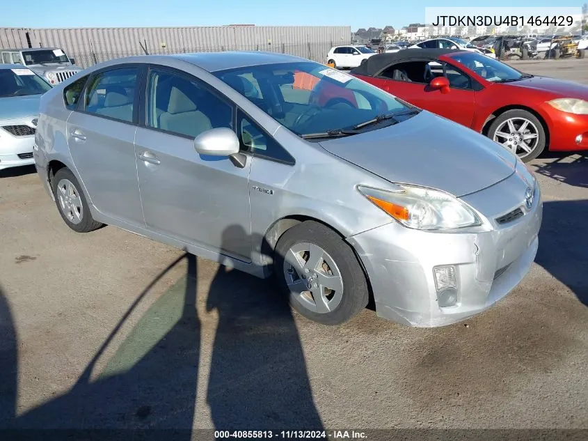 2011 Toyota Prius Five/Four/One/Three/Two VIN: JTDKN3DU4B1464429 Lot: 40855813