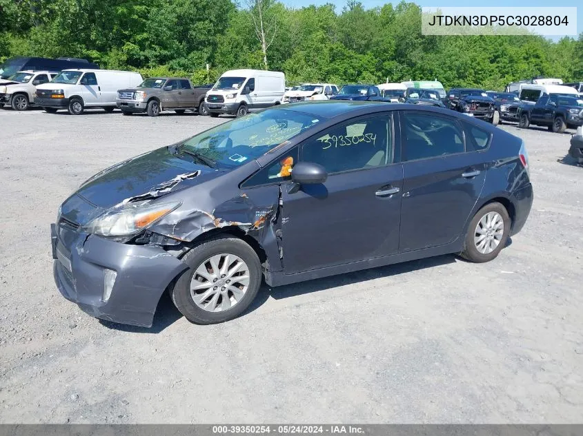 JTDKN3DP5C3028804 2012 Toyota Prius Plug-In