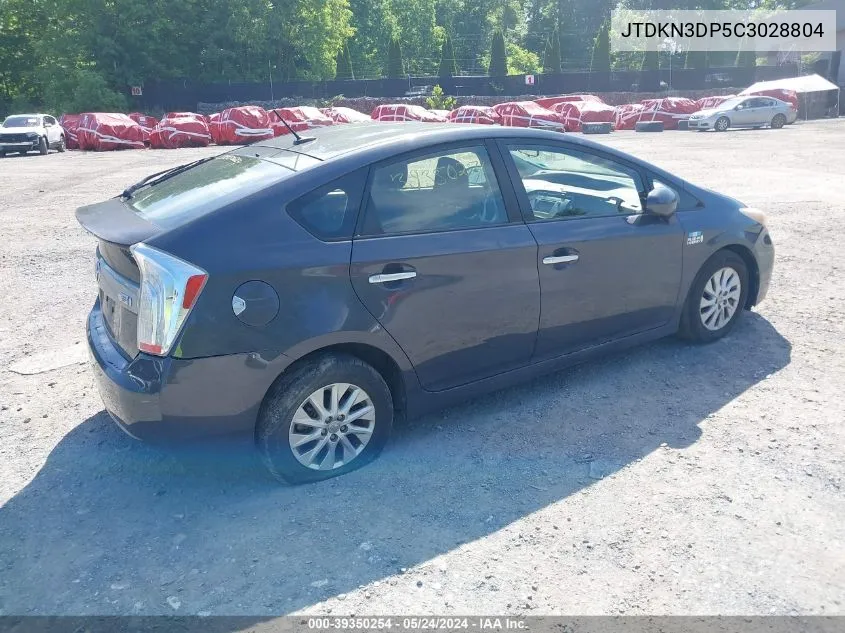 JTDKN3DP5C3028804 2012 Toyota Prius Plug-In