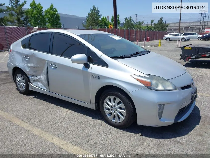 JTDKN3DP9C3019412 2012 Toyota Prius Plug-In