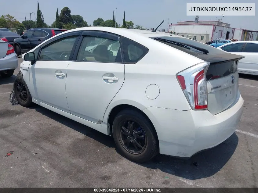 JTDKN3DUXC1495430 2012 Toyota Prius Two