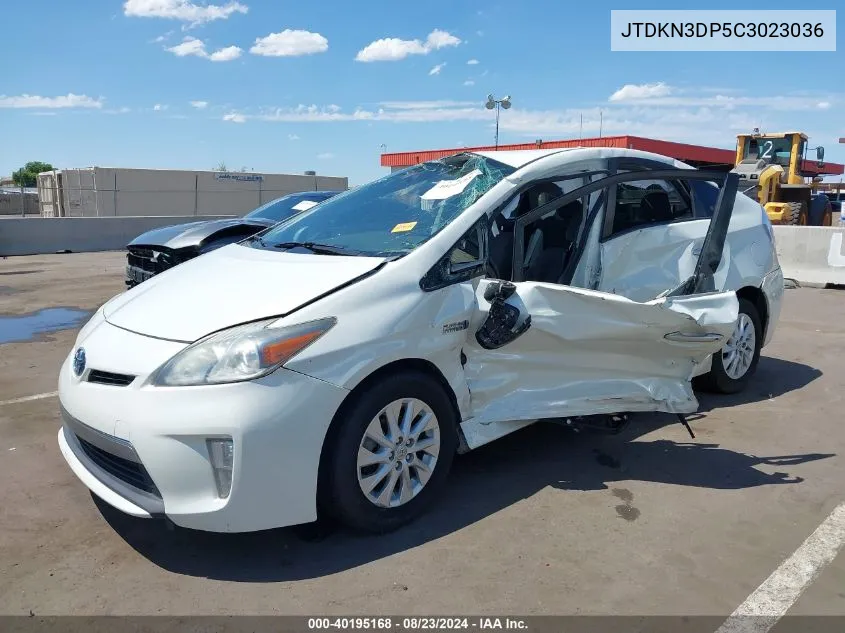 2012 Toyota Prius Plug-In VIN: JTDKN3DP5C3023036 Lot: 40195168