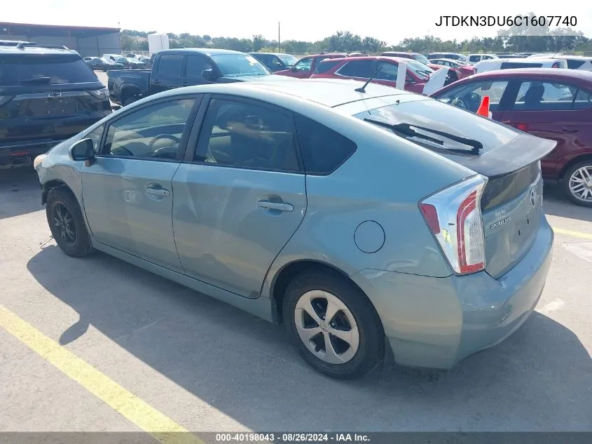 JTDKN3DU6C1607740 2012 Toyota Prius Two