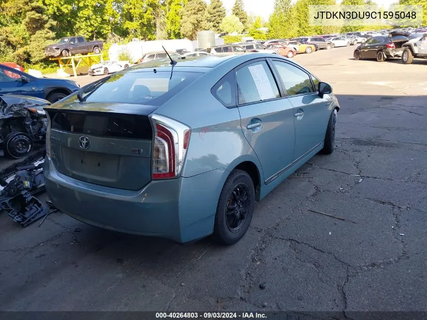 2012 Toyota Prius Two VIN: JTDKN3DU9C1595048 Lot: 40264803