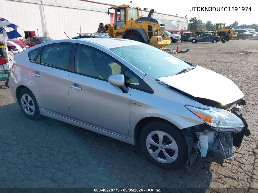 JTDKN3DU4C1591974 2012 Toyota Prius